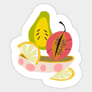 Tropical Fruits Sticker